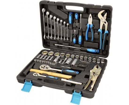 Набор инструмента (72 предметов 1/2/1/4DR, CrV) AUTOVIRAZH AV-212072 