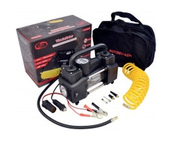 Двухцилиндровый компрессор 95 л/мин с цифр. маном. и функц автостоп. AUTOVIRAZH AV-010999 