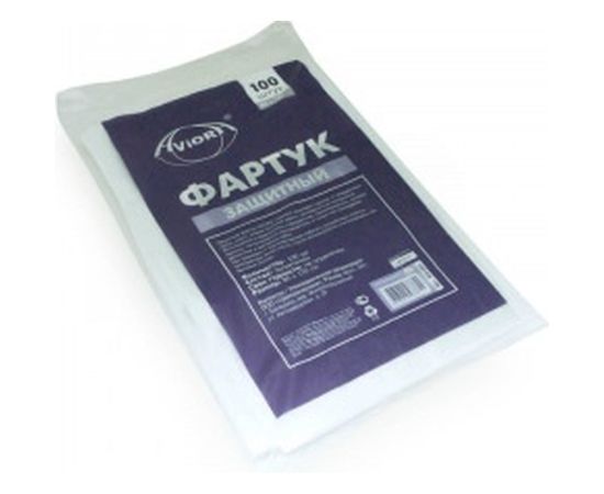 Одноразовый полиэтиленовый фартук AVIORA 80х120 см, 100 шт. 402-691 