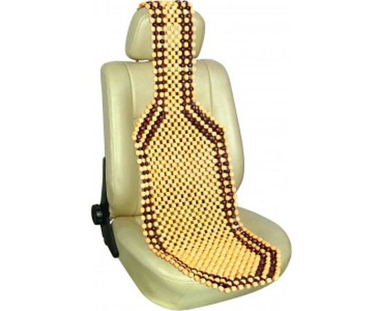 Накидка на сиденье - шариковый массажер с подголовником AUTOVIRAZH AV-010052 