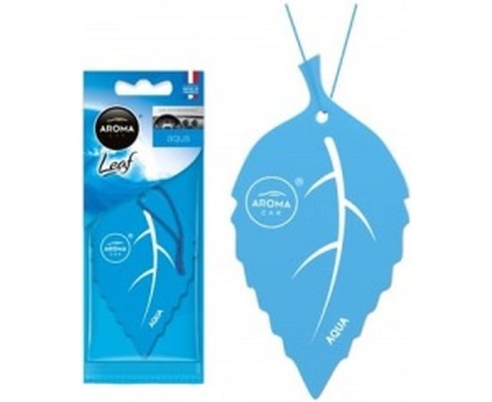 Картонный ароматизатор AROMA CAR LEAF Aqua 92087 