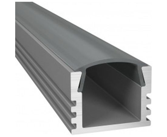 Алюминиевый профиль ArdyLight накладной ALS-1125 anod 2.0 c экраном 50003 