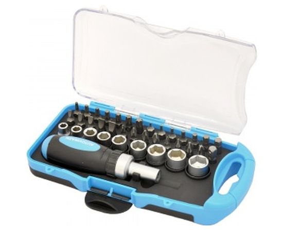 Набор инструмента 38 предметов 1/4DR, CrV AUTOVIRAZH AV-212038 