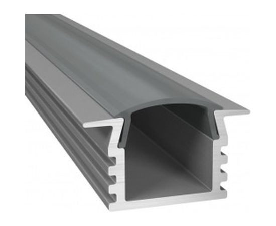 Алюминиевый профиль ArdyLight встраиваемый ALS-1225 anod 2.0 с экраном 50006 