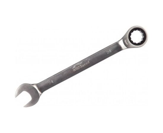 Комбинированный ключ с трещоткой 24мм AV Steel  AV-315024 