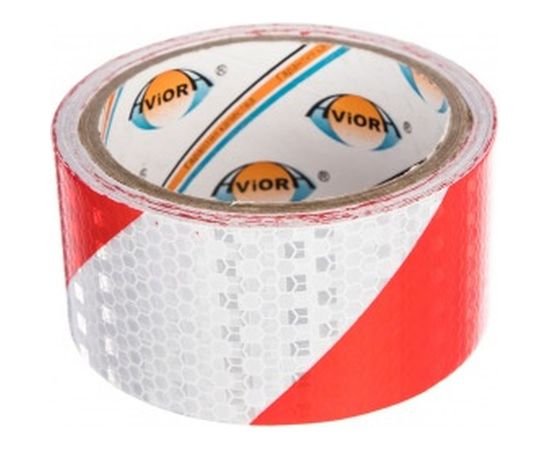 Светоотражающая лента Aviora самоклеящаяся, сигнальная 48мм*5м 302-111 