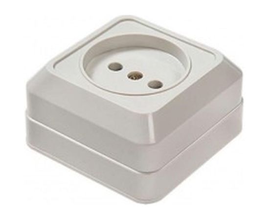 Одноместная накладная розетка ASD BOLLETO белая 7022 4680005959785 