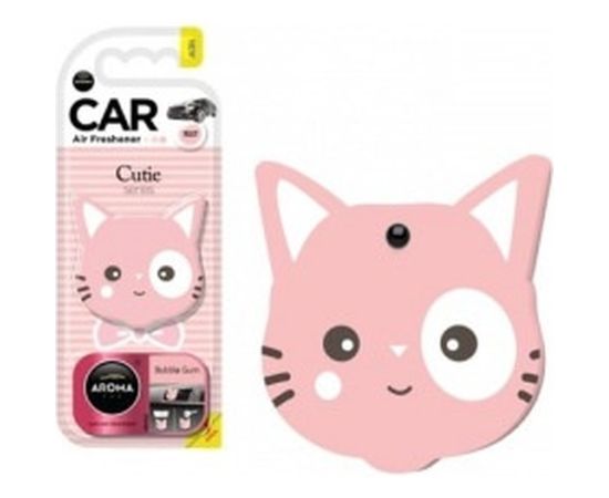 Полимерный ароматизатор AROMA CAR ART CATS CUTIE Bubble Gum 83192 