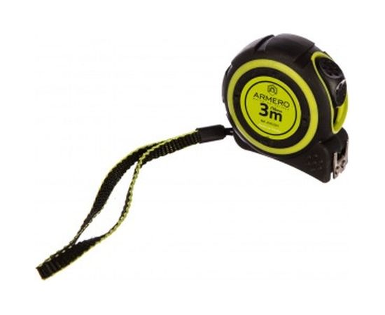 Магнитная нейлоновая рулетка с двумя фиксаторами Armero 3м/16мм AI01-231/A101/231 