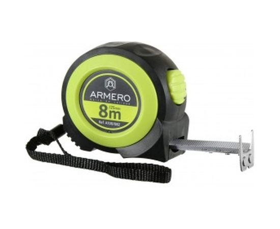 Рулетка с автоблокировкой Armero 8 м/25 мм AI00-082/A100/082 