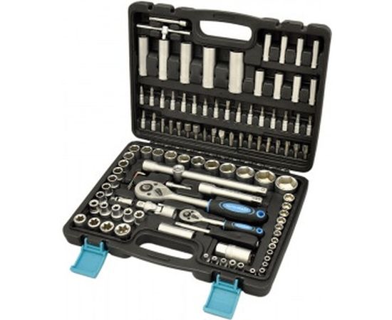 Набор инструмента (108 предметов, 1/2 1/4 DR, CrV) AUTOVIRAZH AV-212108 