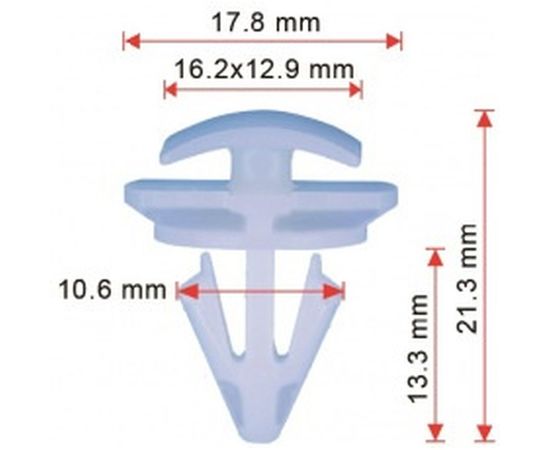 Клипса 10 шт AVERS 3C0853585-10 