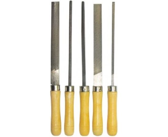 Набор напильников 150мм с деревянной ручкой Biber МАСТЕР 85305 тов-141919 