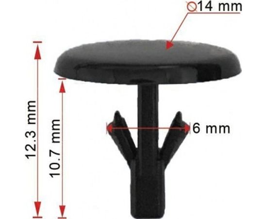 Пистон уплотнителя капота Avers 50 шт. J00156741-50 