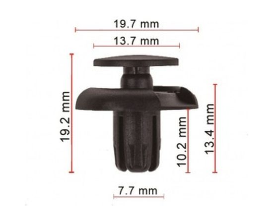 Крепеж 10 шт AVERS 91501S04003-10 