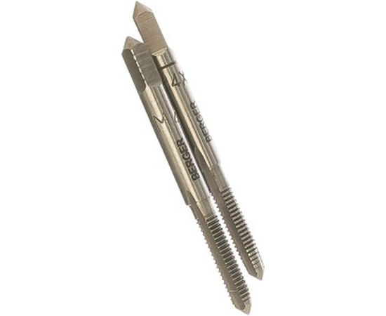 Метрические комплектные метчики 2шт М4х0,7мм Berger BG BG1015 