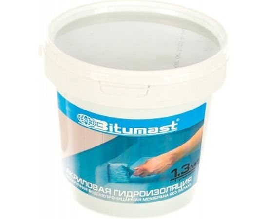Акриловая гидроизоляция 1.3 кг Bitumast 4607952900394 