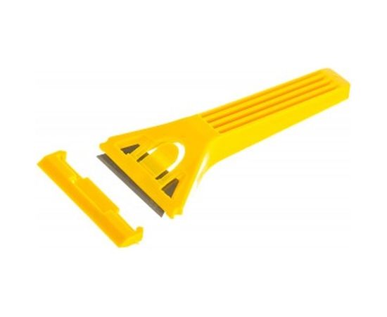 Пластмассовый скребок (5 запасных лезвий, 50 мм) Biber 55541 тов-094031 