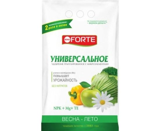 Универсальное удобрение с микроэлементами Bona Forte весна-лето, 1 кг BF23010121 