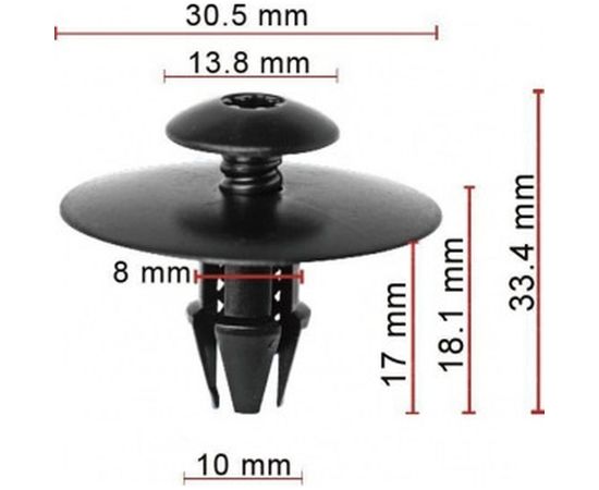 Крепеж Avers 10 шт. A0019900192-10 