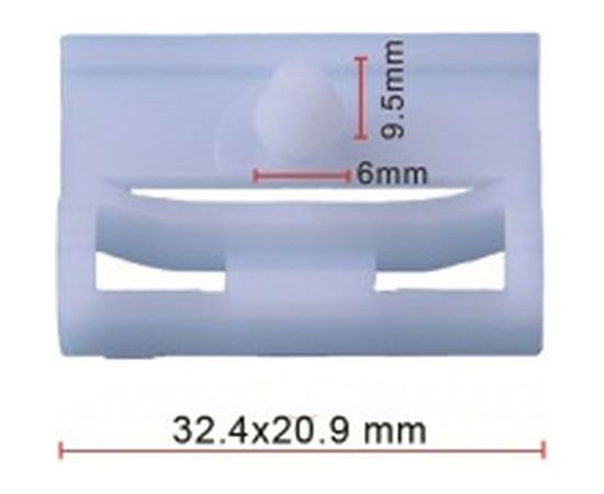 Клипса 10 шт AVERS 51718184574-10 