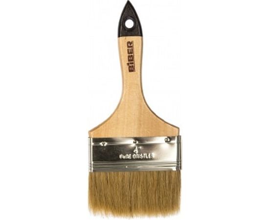 Кисть Стандарт (флейцевая, натуральная щетина, деревянная рукоятка) 100мм Biber 31127 тов-002011 