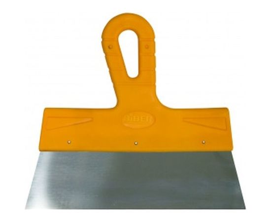 Фасадный шпатель (40 мм, нержавеющая сталь, желтая ручка) Biber МАСТЕР 35171 тов-175998 