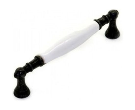 Ручка-скоба Brante RS.1426.128.F20 керамика-чёрный никель 606544 