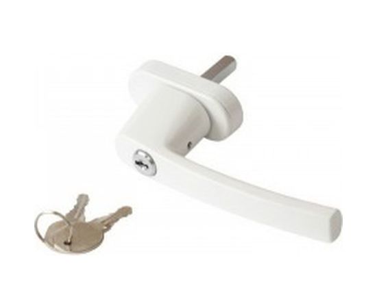 Оконная ручка с ключом Brante белая 700010 