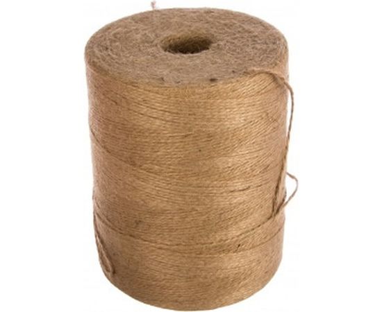 Шпагат джутовый банковский, полированный, длина 1200 м, диаметр 1,8 мм, линейная плотность BRAUBERG 600396 