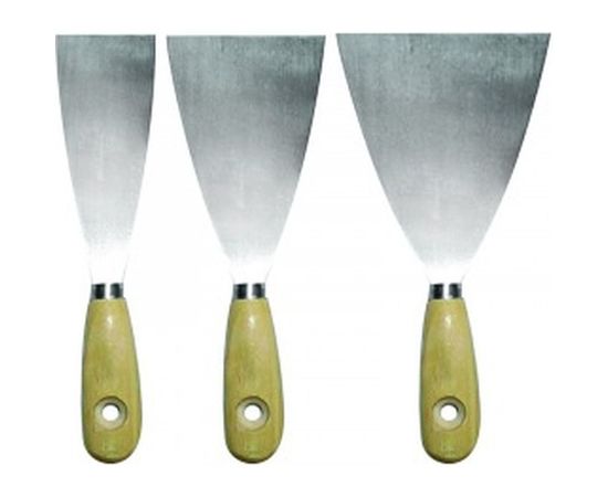 Набор шпателей с деревянной ручкой Biber 35110 тов-048224 