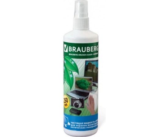 Чистящая жидкость-спрей для экранов мониторов и оптических поверхностей BRAUBERG 250 мл 510117 