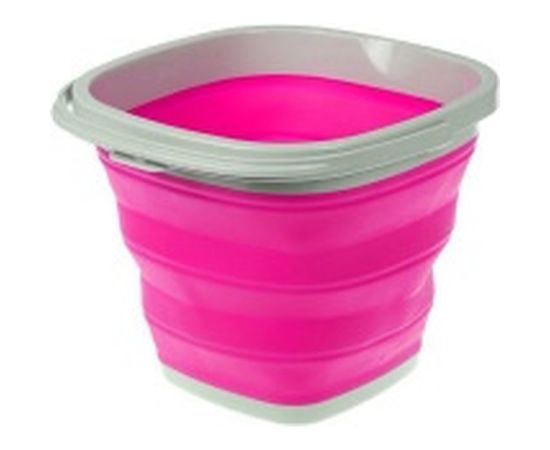 Складное ведро BRADEX квадратное, 10л, розовое TD 0556 