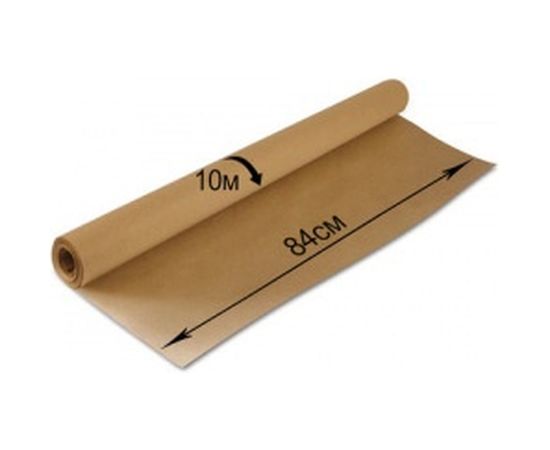 Крафт-бумага в рулоне, 840 мм х 10 м, плотность 78 г/м2, BRAUBERG 440145 