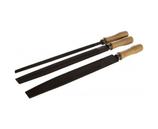 Набор напильников 250мм с деревянной ручкой Biber МАСТЕР 85307 тов-141921 