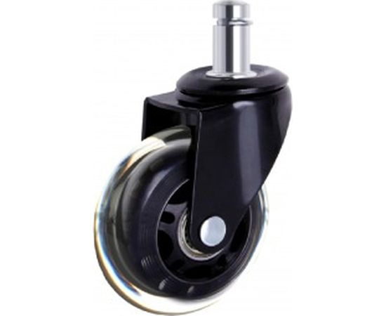 Поворотное колесо Brante D 75 мм на штыре M11 для кресла, силикон 104311 