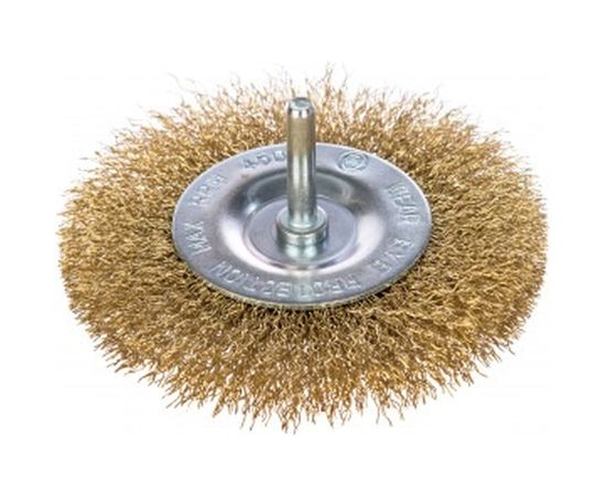 Щетка крацовка дисковая (100 мм) для дрели Biber 70986 тов-076231 