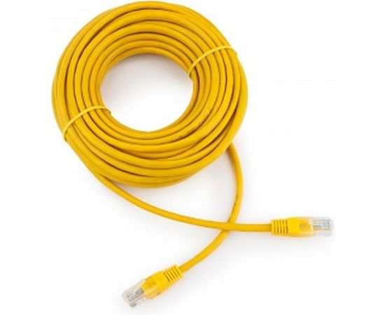 Медный патч-корд Cablexpert UTP PP10-10M/Y кат.5e, 10м, литой, многожильный жёлтый PP10-10M/Y 
