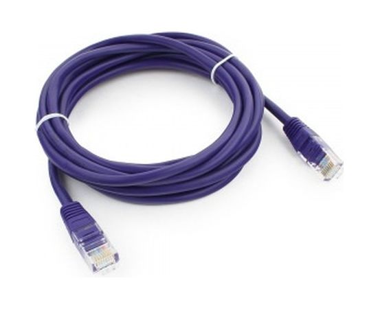 Патч-корд Cablexpert UTP PP12-3M/V кат.5e, 3м, литой, многожильный фиолетовый PP12-3M/V 