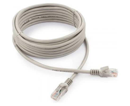 Патч-корд Cablexpert UTP PP12-5M кат.5e, 5м, литой, многожильный серый PP12-5M 