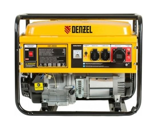Бензиновый генератор 8,5 кВт, 220В/50Гц, 25 л DENZEL GE 8900 94639 