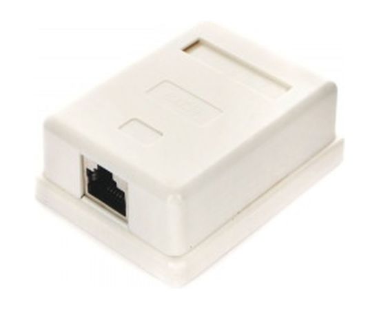 Розетка Cablexpert NAS212 RJ-45 кат.STP 5e внешняя экранированная 1 порт, 110&amp;Krone NAS212 