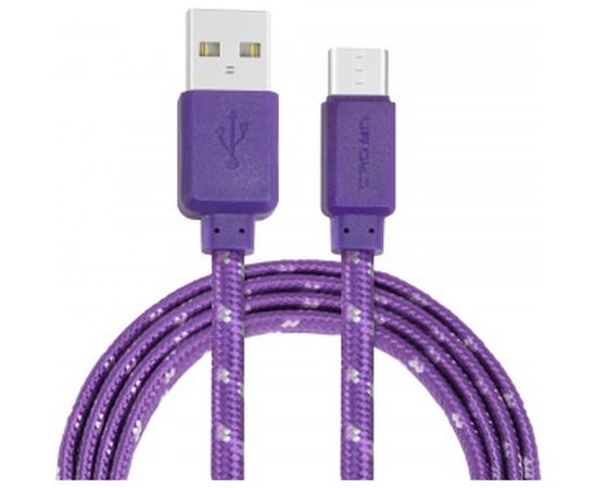 Кабель CROWN USB - USB Type-C CMCU-3052C violet CM000002122 