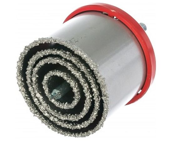 Набор корончатых сверл с карбидным напылением (6 предметов; 33-83 мм) Biber 75790 тов-039560 