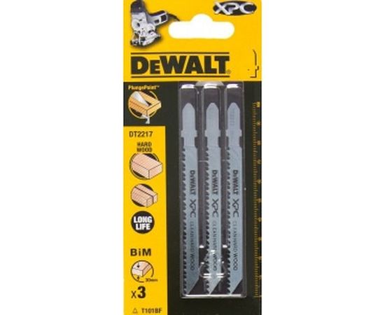 Пилка по дереву XPC 100х75х2.5 мм, T101BF, 3 шт. DEWALT DT2217 