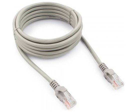 Патч-корд Cablexpert UTP PP12-3M кат.5e, 3м, литой, многожильный серый PP12-3M 