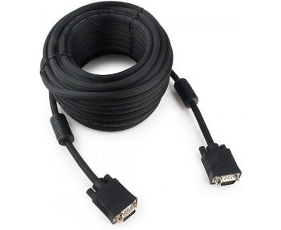 Кабель Cablexpert VGA Premium 15M/15M, 15 м, черный, CC-PPVGA-15M-B 