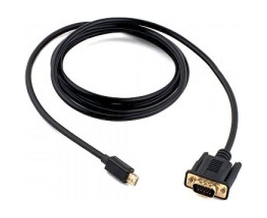 Кабель Cablexpert, mDP-VGA, 20M/15M, 1.8м, черный, позолоченные разъемы, пакет, CC-mDPM-VGAM-6 