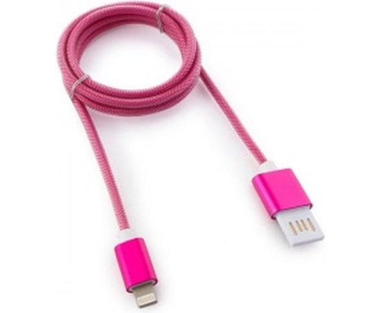 Кабель Cablexpert USB 2.0 AM/Lightning 8P, 1м, мультиразъем USB A, розовый металлик CCB-ApUSBr1m 