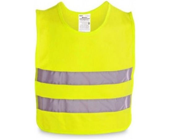 Аварийный сигнальный жилет со световозвращающими элементами DolleX, желтый, накидка 68*58 см ZSN-UY 